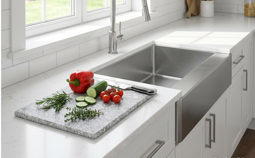 Natural Grey Granite Large Chopping Board