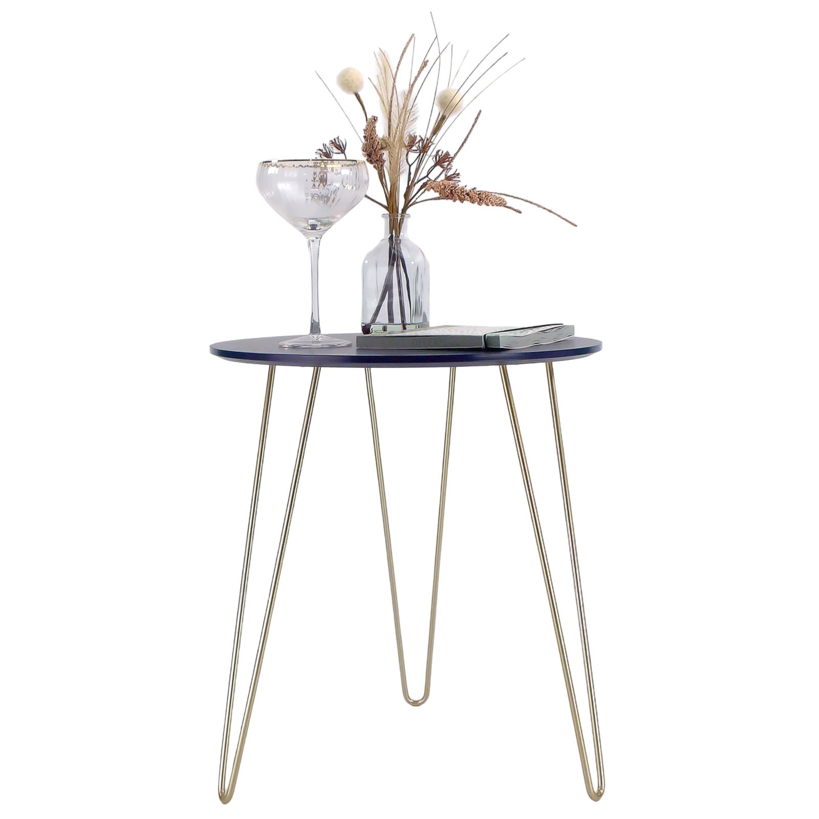 Malvern Side Table Navy & Gold Dylex