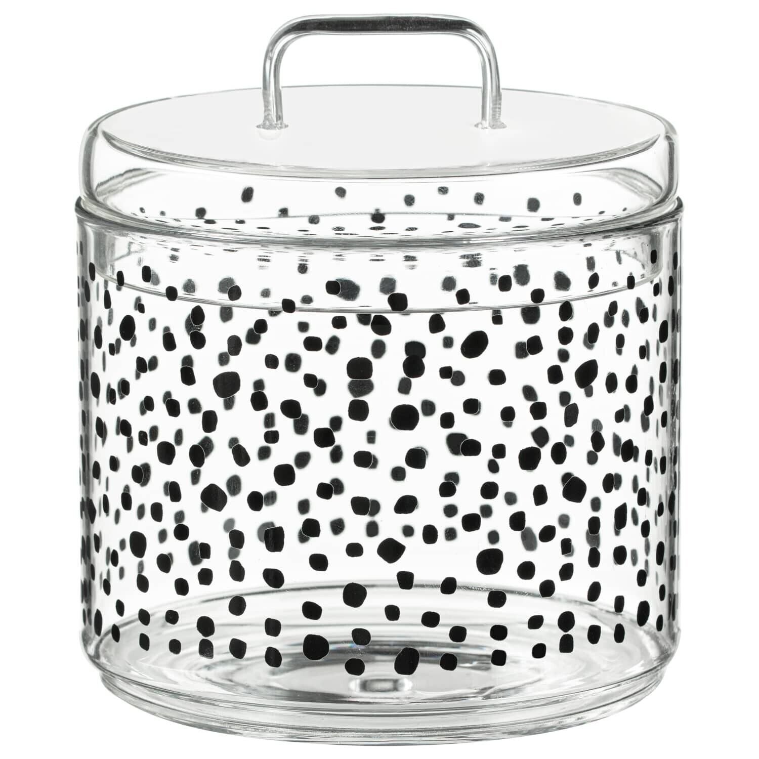 3-Tier Stackable Glass Kitchen Canisters With Bamboo Lids - Set For Coffee, Tea, Sugar & Dry Food