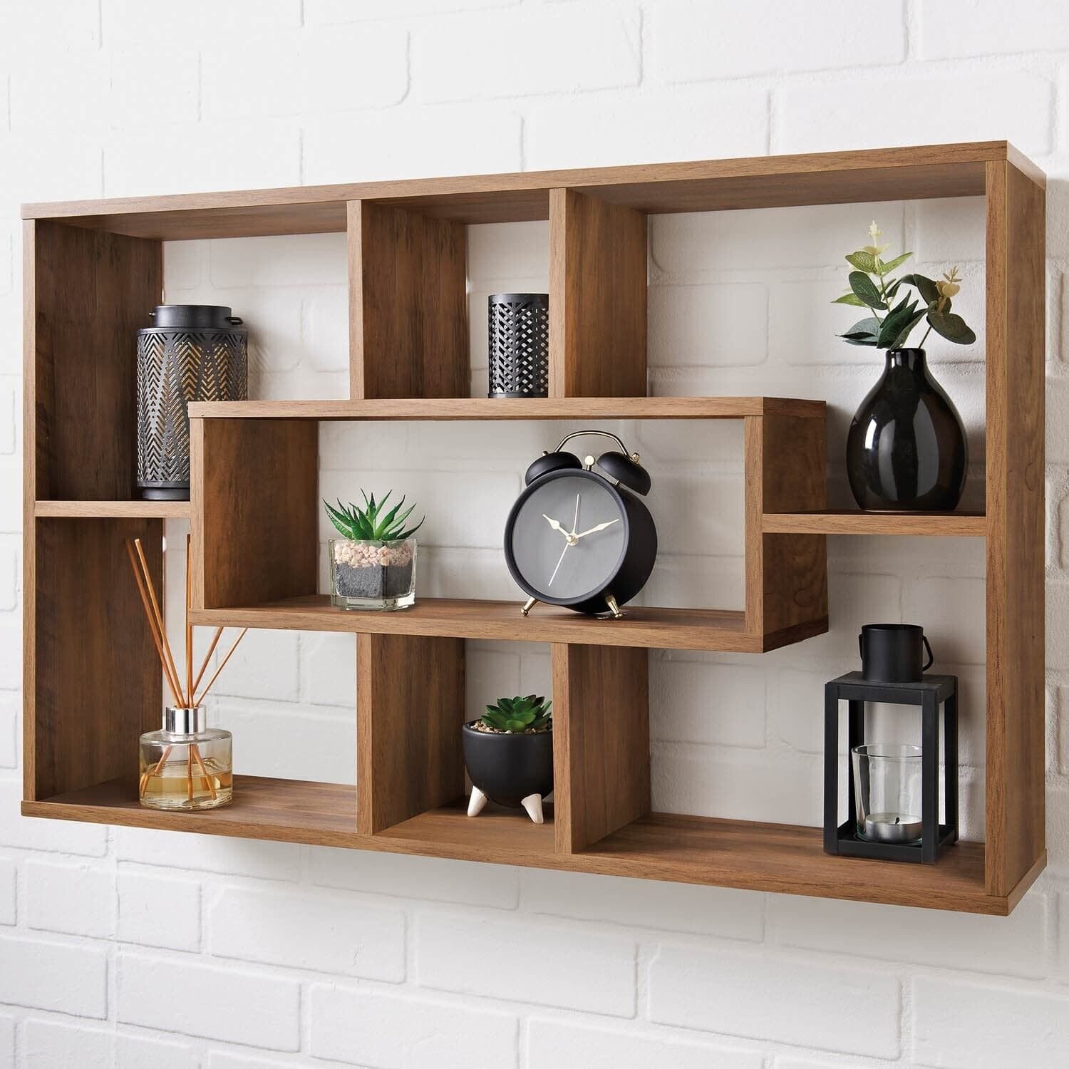 NEW Stylish Space Saving Floating Wall Shelves Display Shelf Bookshelf